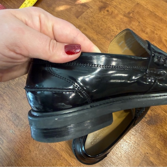 Men’s Cole Haan Pinch Prep Classic Black Patent Leather Loafers size 7.5 main image 9